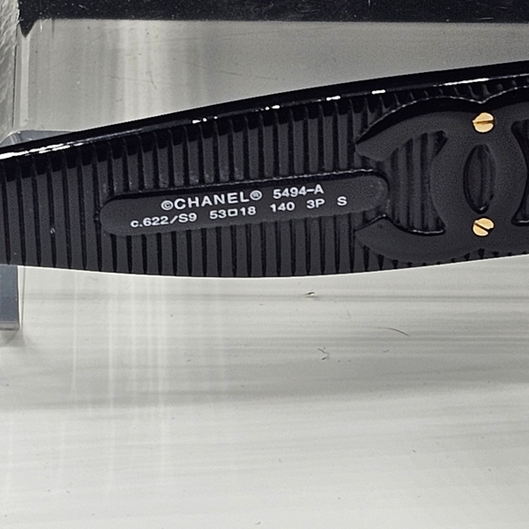 Chanel Polarized Square Sunglasses Black (5494 c.622/S9) - Picture 5 of 12